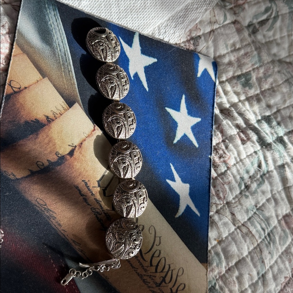 Silpada Silver Intricate Bracelet - Picture 2 of 7